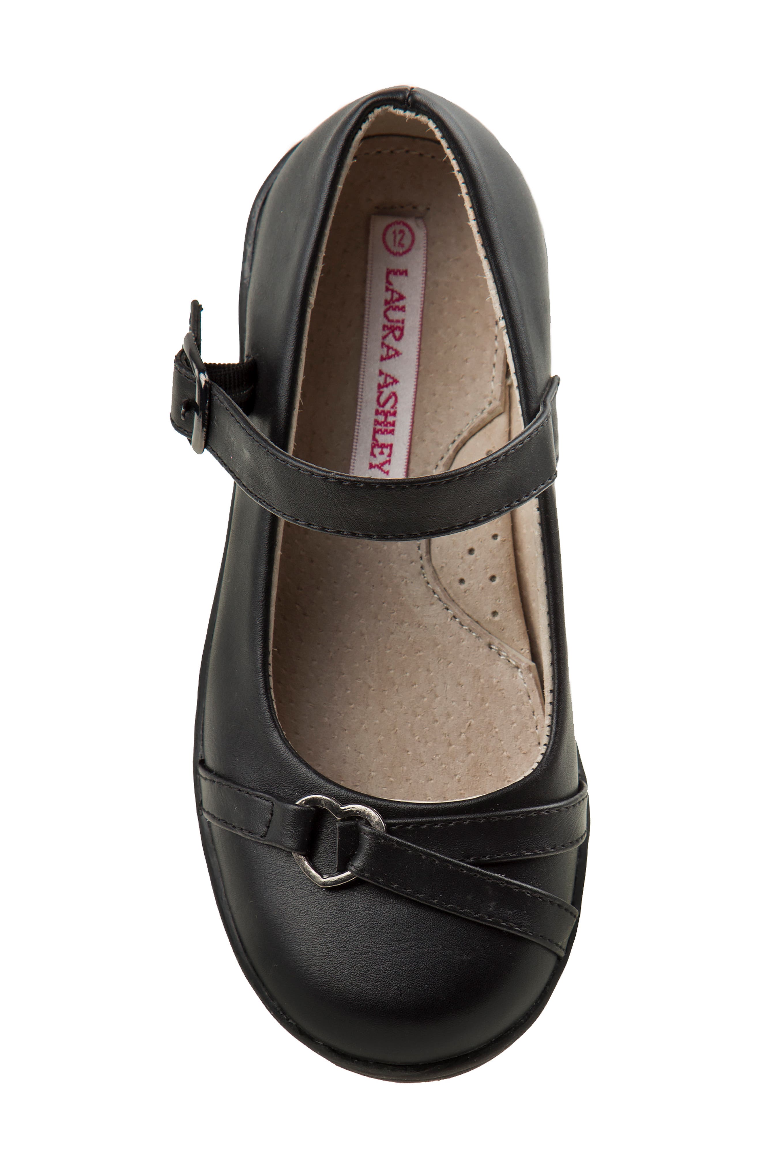 Laura Ashley Heart School Shoe, Alternate, color, 