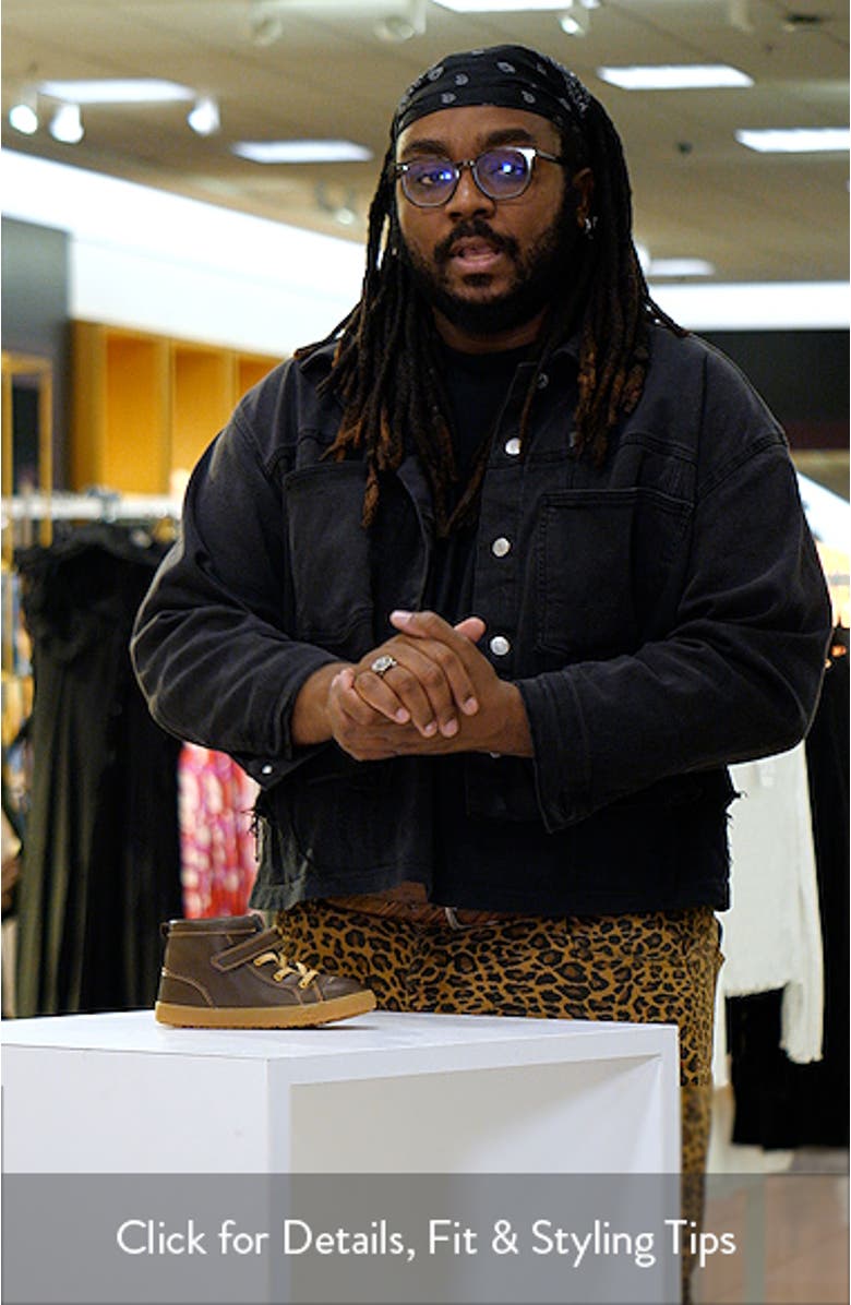 Hudson High Top Sneaker, sales video thumbnail