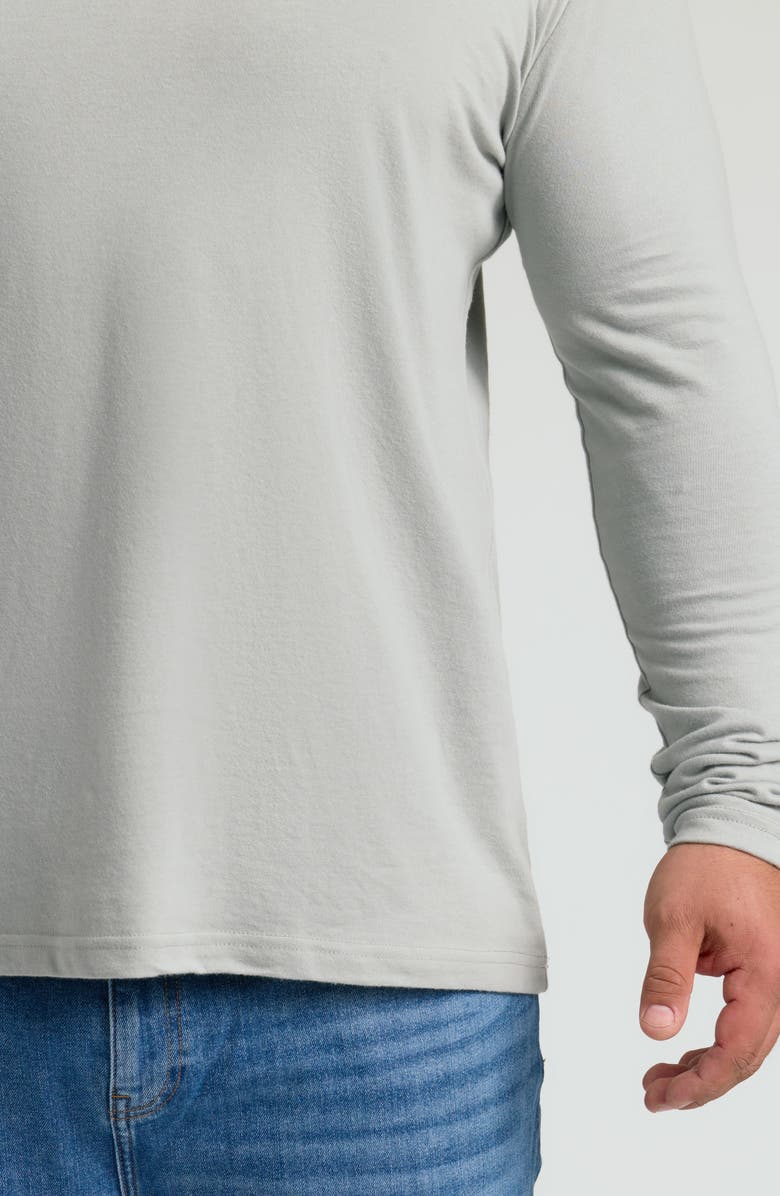 True Classic Classic Long Sleeve Crewneck T-Shirt, Alternate, color, Steel