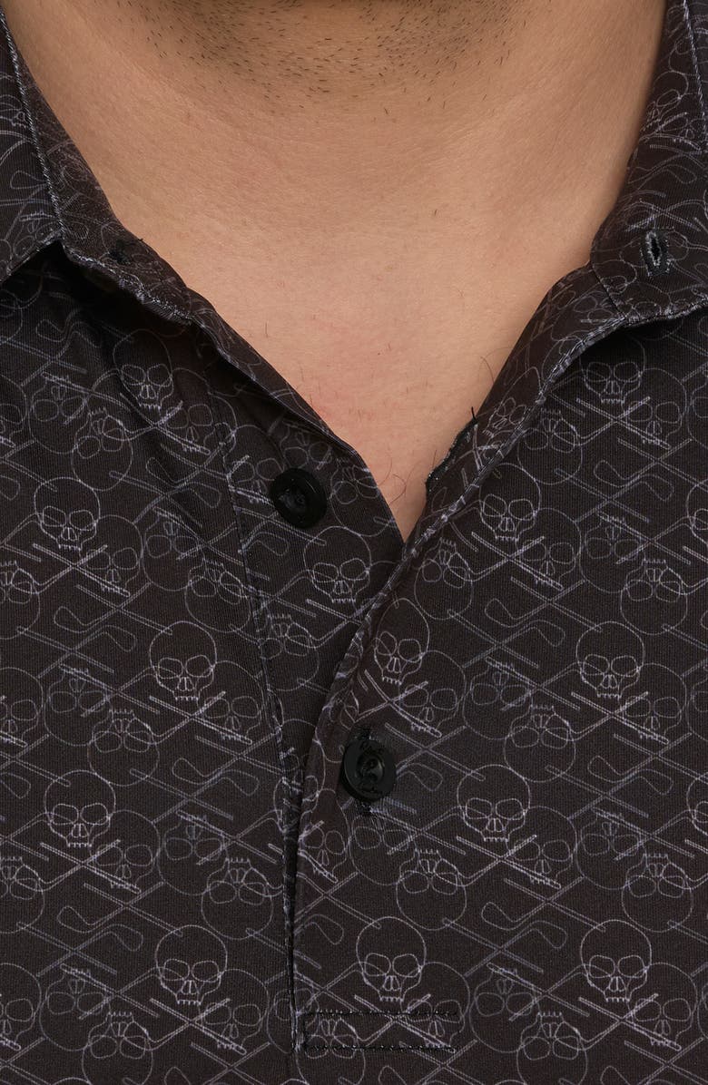 Robert Graham Iron Skull Golf Polo, Alternate, color, 