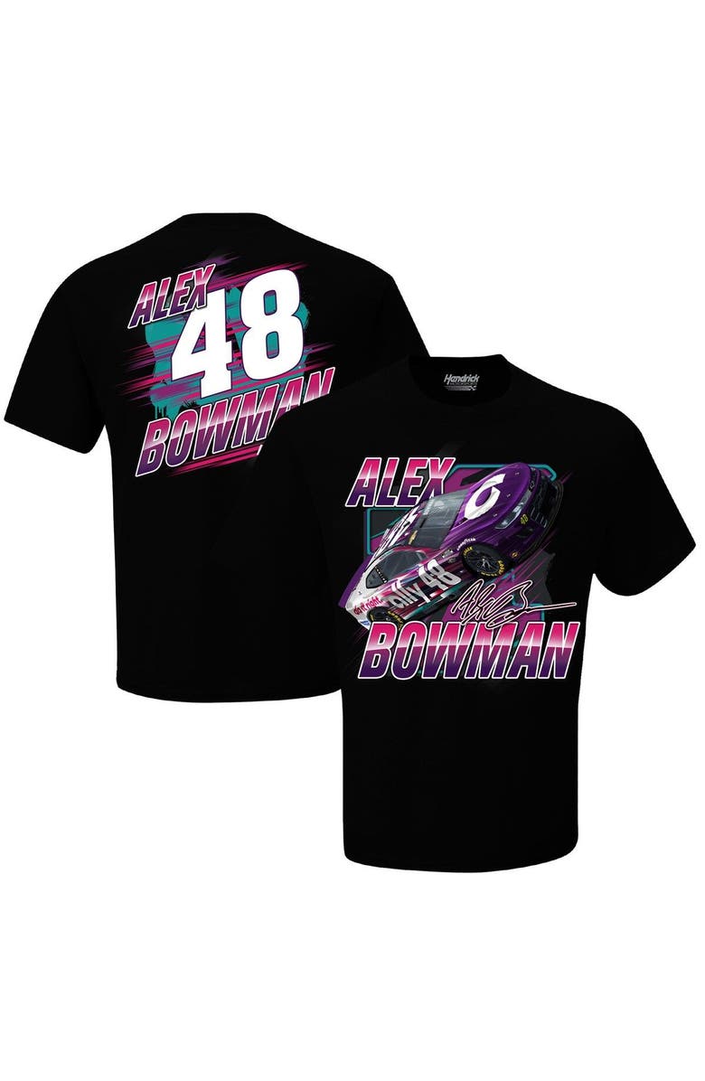 HENDRICK MOTORSPORTS TEAM COLLECTION Men's Hendrick Motorsports Team Collection Black Alex Bowman Blister T-Shirt, Main, color, 