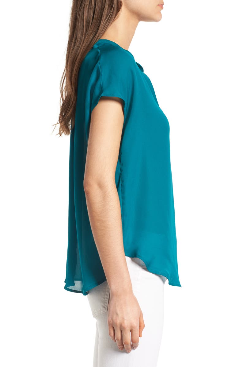 Amour Vert Renata Silk Blouse, Alternate, color, 