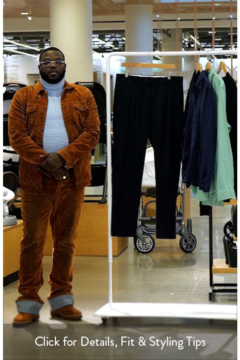 Slim Fit Virgin Wool Dress Pants video