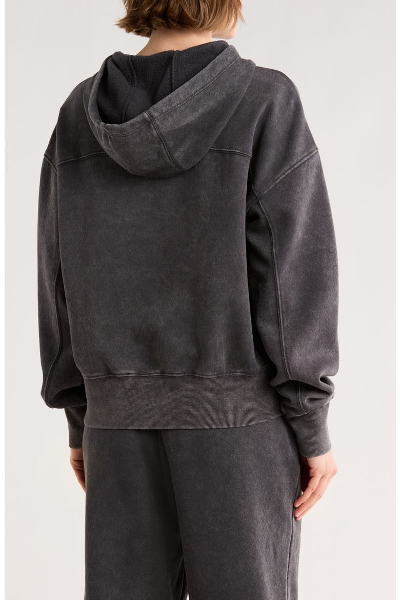 Marin Oversize Fleece Hoodie, Alternate, color, PHANTOM
