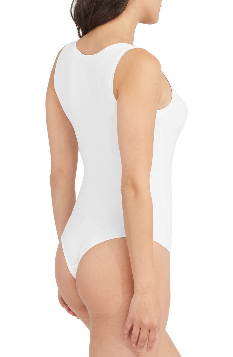 SPANX<sup>®</sup> Suit Yourself Scoop Neck Tank Bodysuit, Alternate, color, White