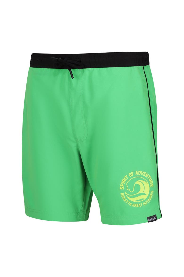 Bentham Swim Shorts, Alternate, color, Fairway Green and Black