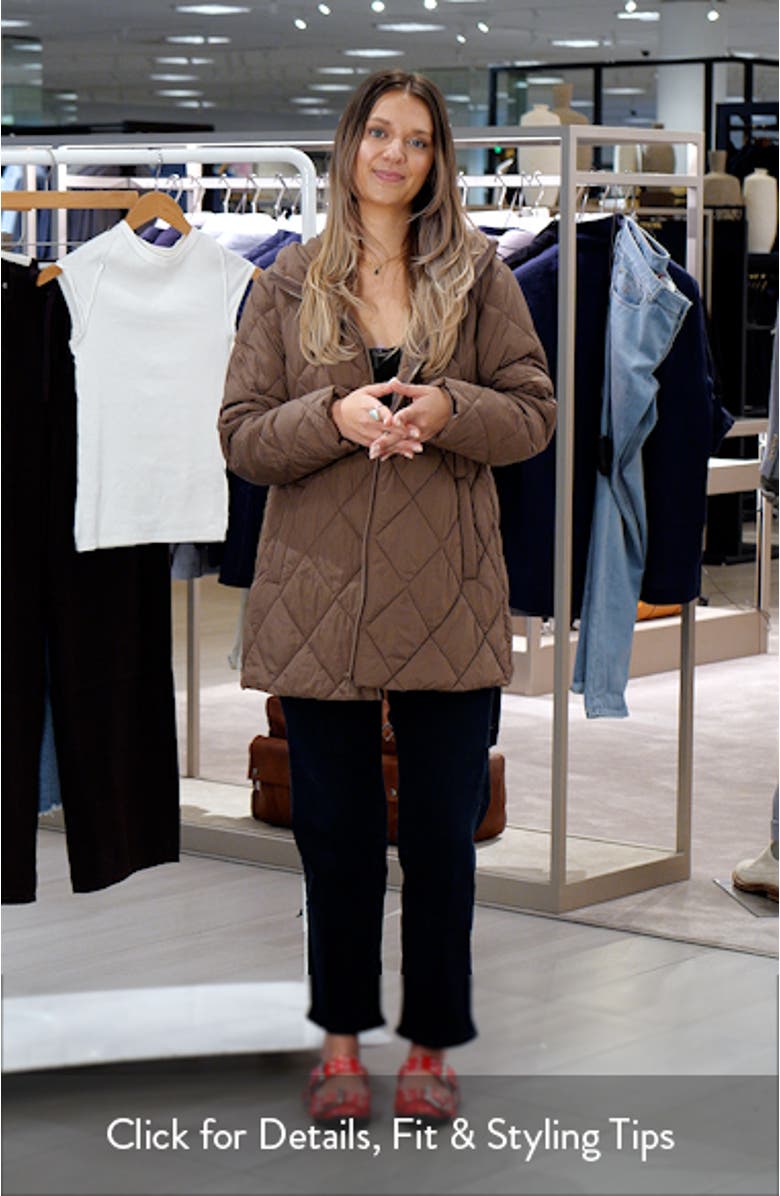 Quilted Packable Puffer Jacket, sales video thumbnail