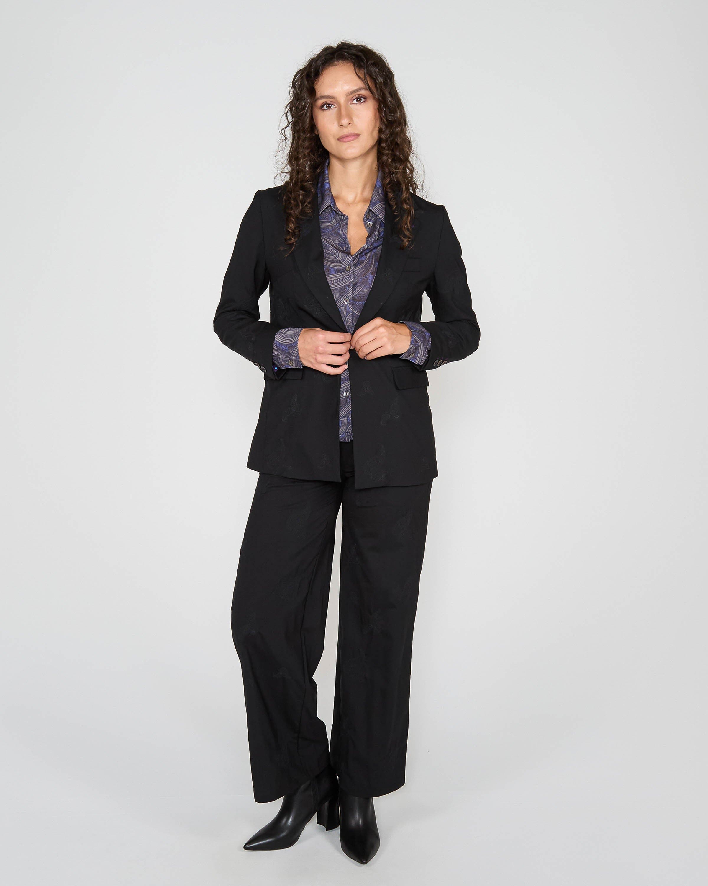 Julia Stretch Wool Tailored Blazer - image 2