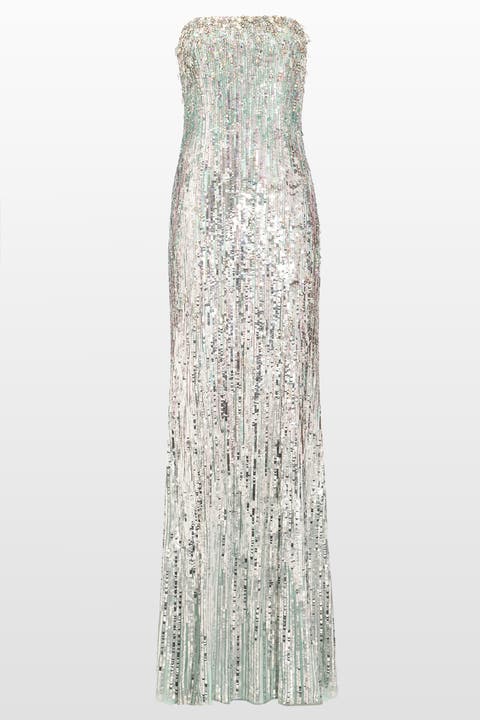 Honesty Sequin-Embellished Maxi Dress