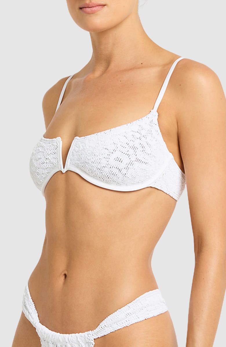 bond-eye Nora Underwire Bikini Top, Alternate, color, Optic White Leopard