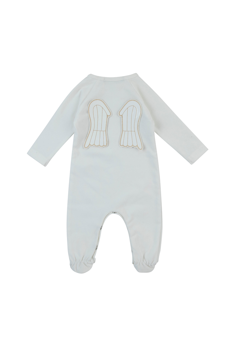 Wings Footie, Alternate, color, Off-white