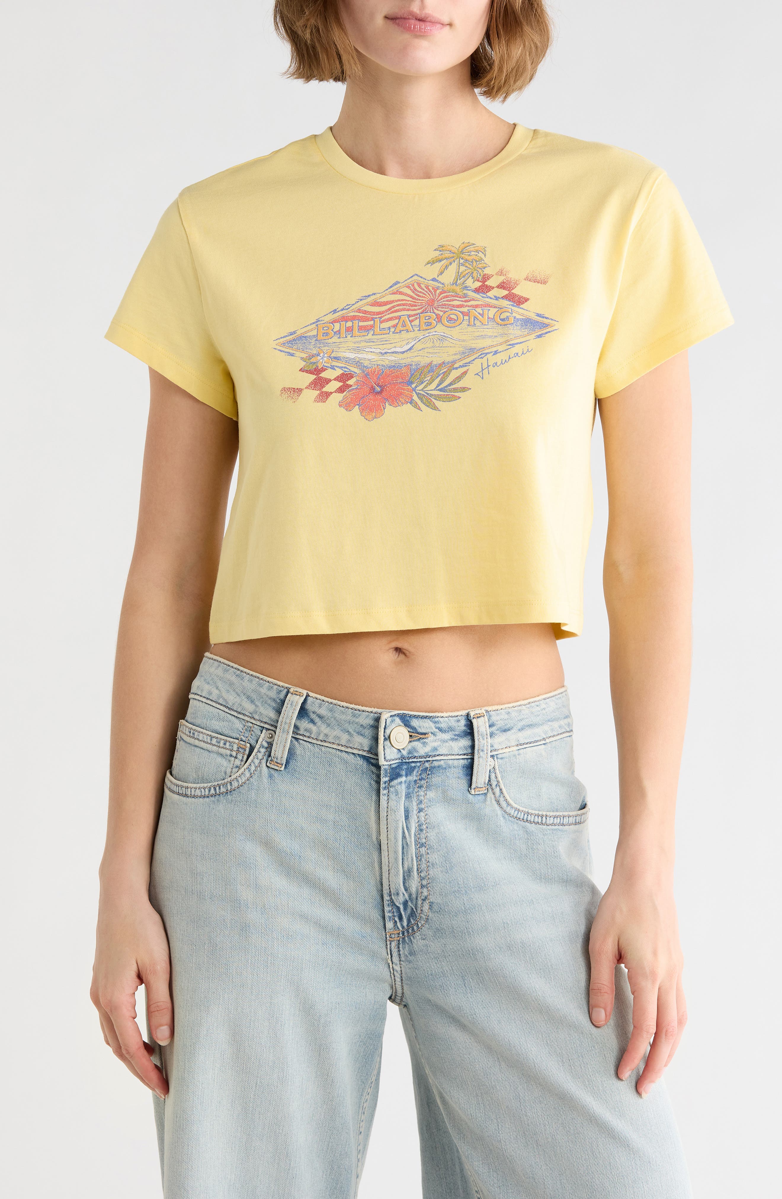 Billabong Surfing Solo Logo Crop T-Shirt