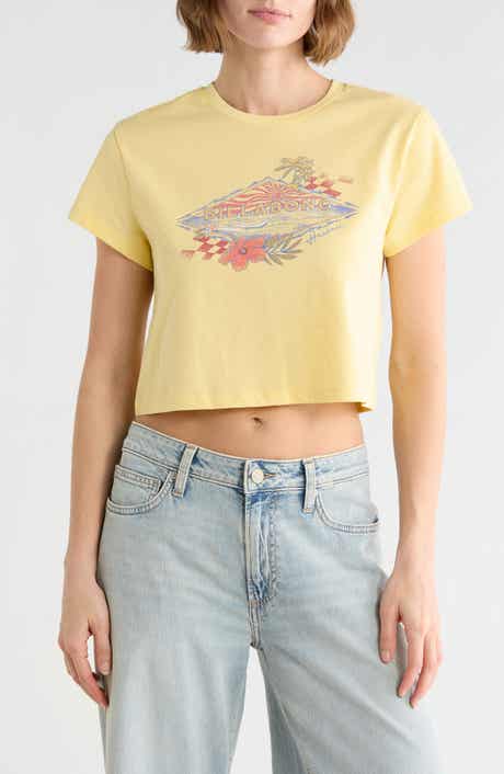Billabong Surfing Solo Logo Crop T-Shirt