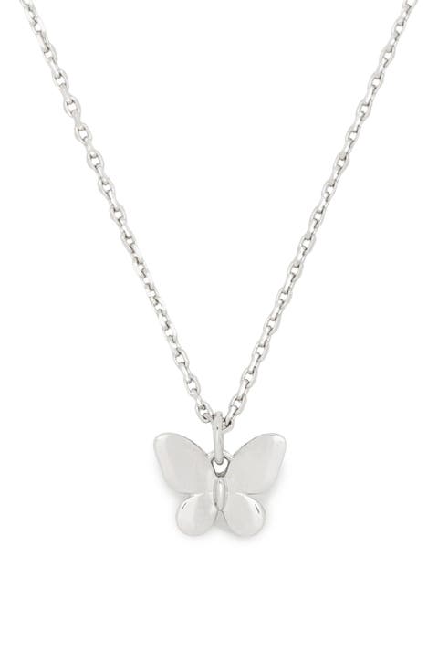 you're a gem butterfly pendant necklace