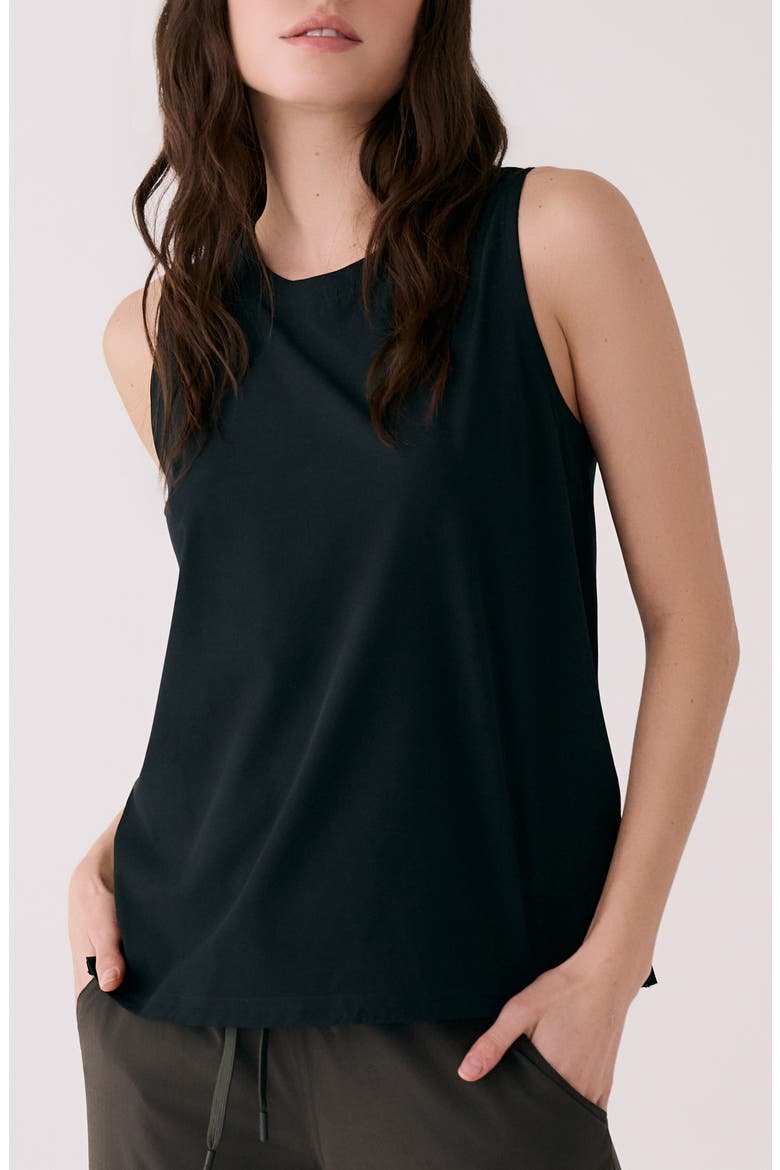 Olivie Tank Top, Main, color, BLACK