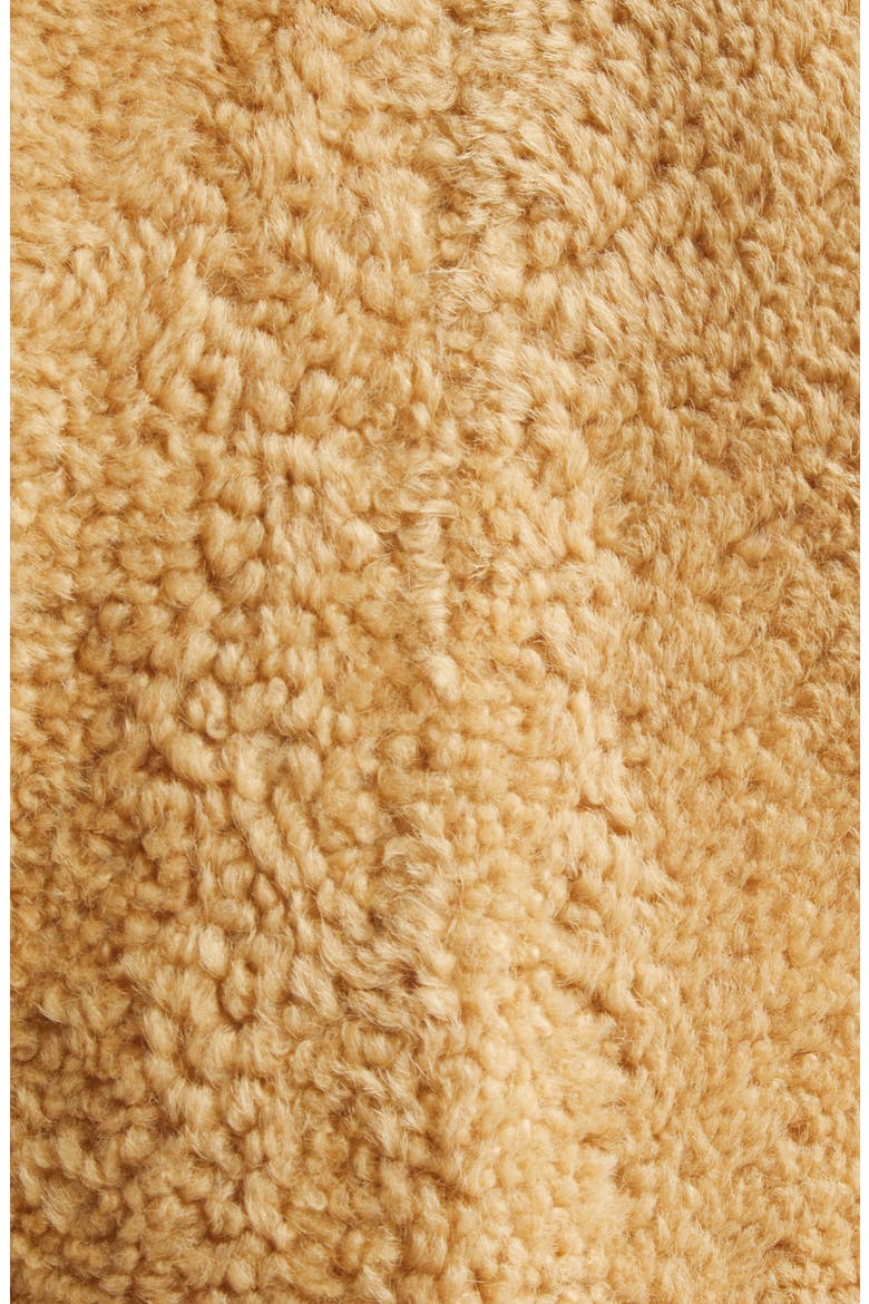 Genuine Shearling Jacket, Alternate, color, CAMEL