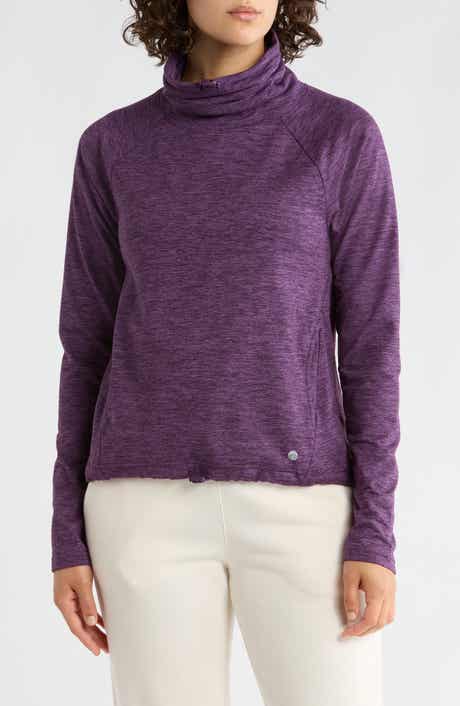 APANA Zephyr Cowl Neck Pullover Sweatshirt