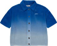 HONOR THE GIFT Ombré Open Stitch Button-Up Shirt