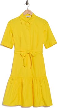 Calvin Klein Short Sleeve Cotton Shirtdress