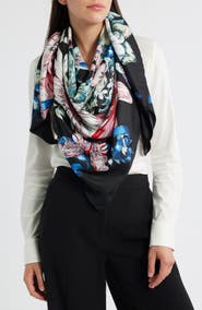 Tasha Butterfly Floral Scarf