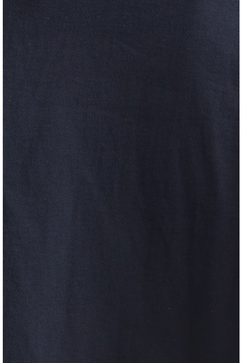 Lightweight Cotton Jersey & Denim T-Shirt, Alternate, color, NAVY/ BLUE