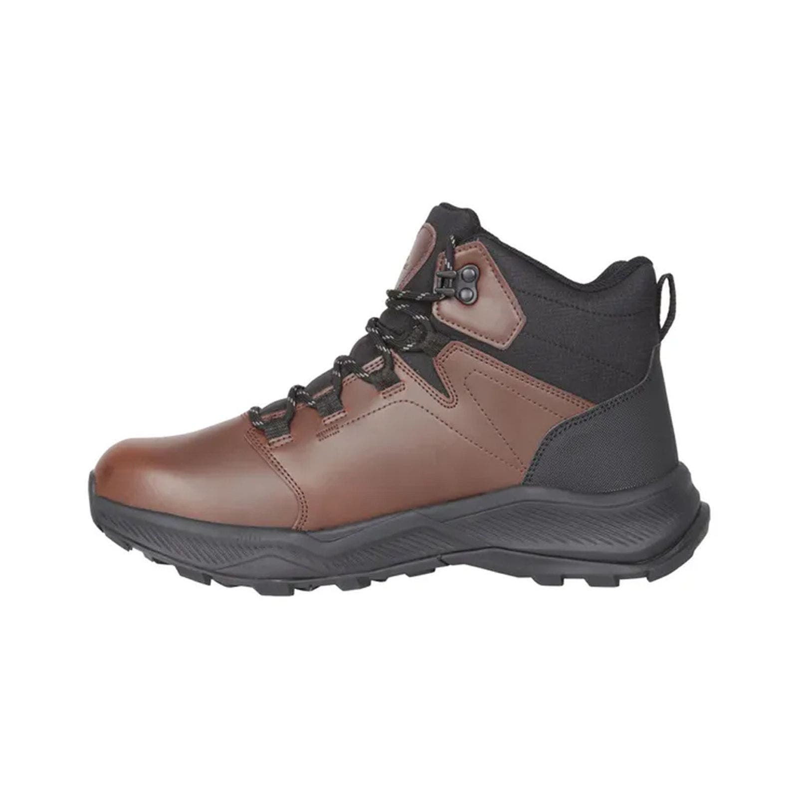 Exploration Leather Waterproof Walking Boots, Alternate, color, Brown