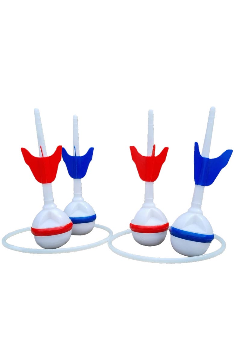 Buddy & Barney Deluxe Light Up Lawn Darts, Glow In The Dark Yard Game Set, 5+, Alternate, color, Multicolored