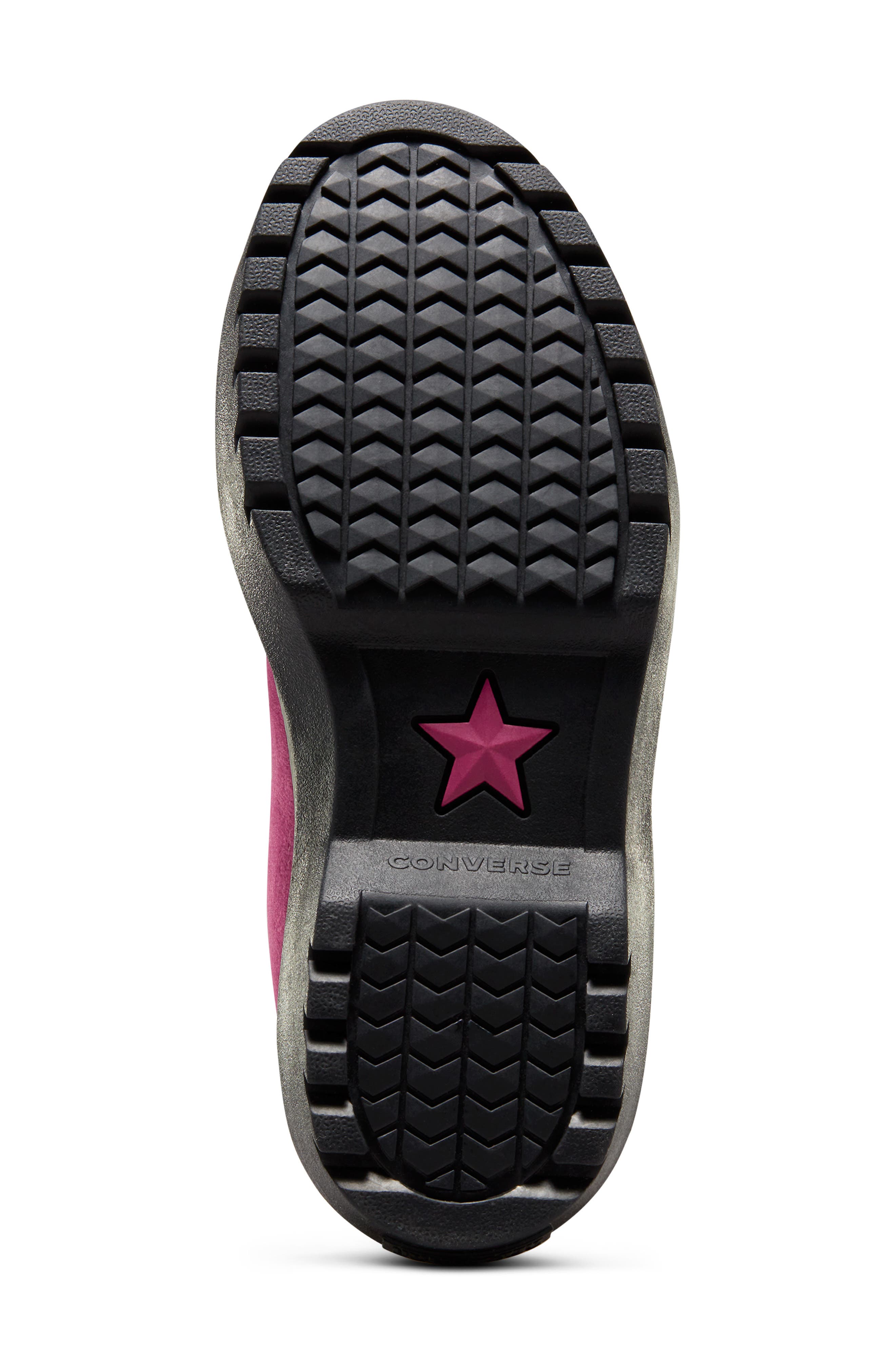 Converse Chuck Taylor<sup>®</sup> All Star<sup>®</sup> Velvet Lug Hi Sneaker, Alternate, color, 