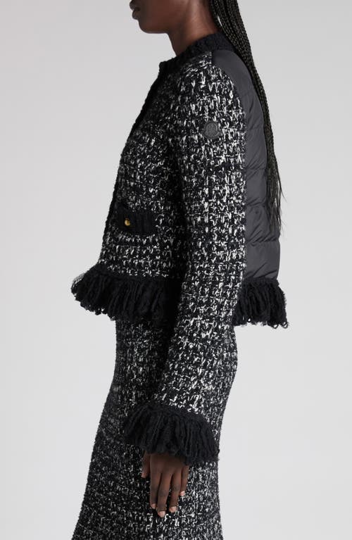 Moncler Fringe Button-front Cardigan In Multi