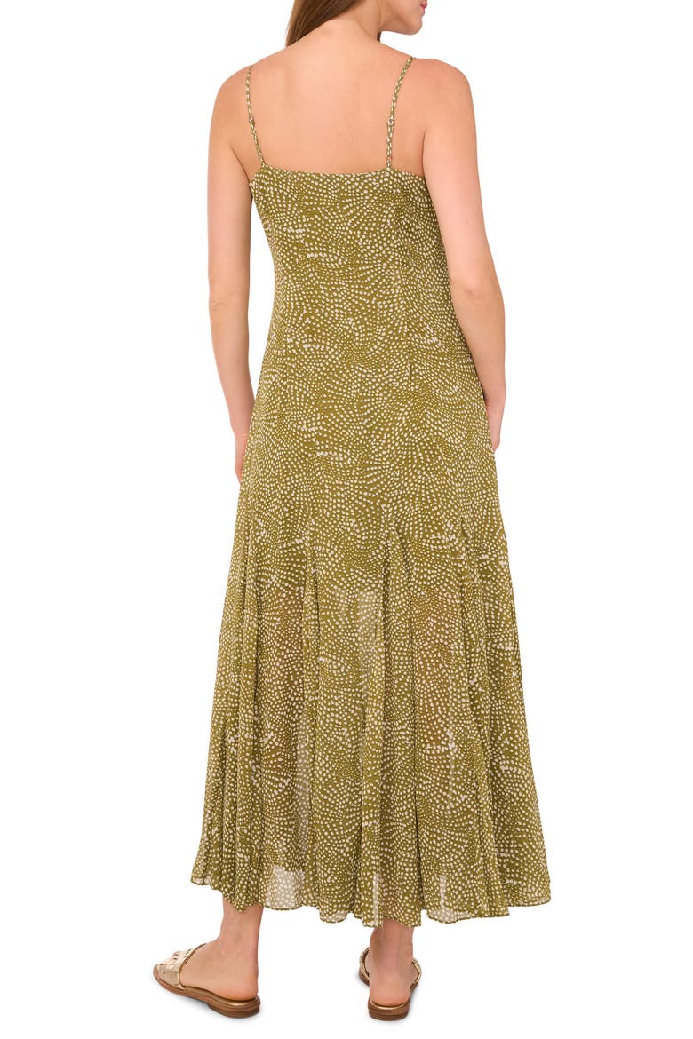 V-Neck Maxi Dress, Alternate, color, AVOCADO GREEN