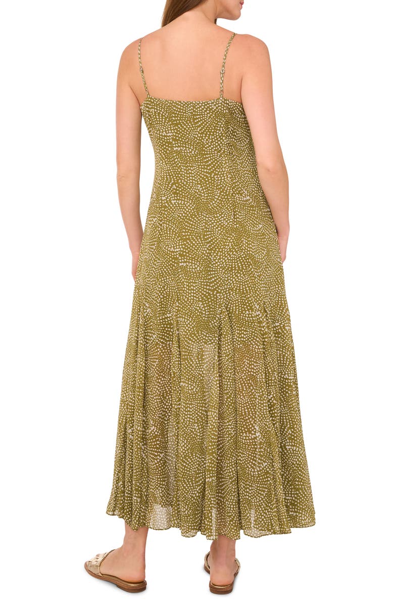 1.STATE V-Neck Maxi Dress, Alternate, color, Avocado Green