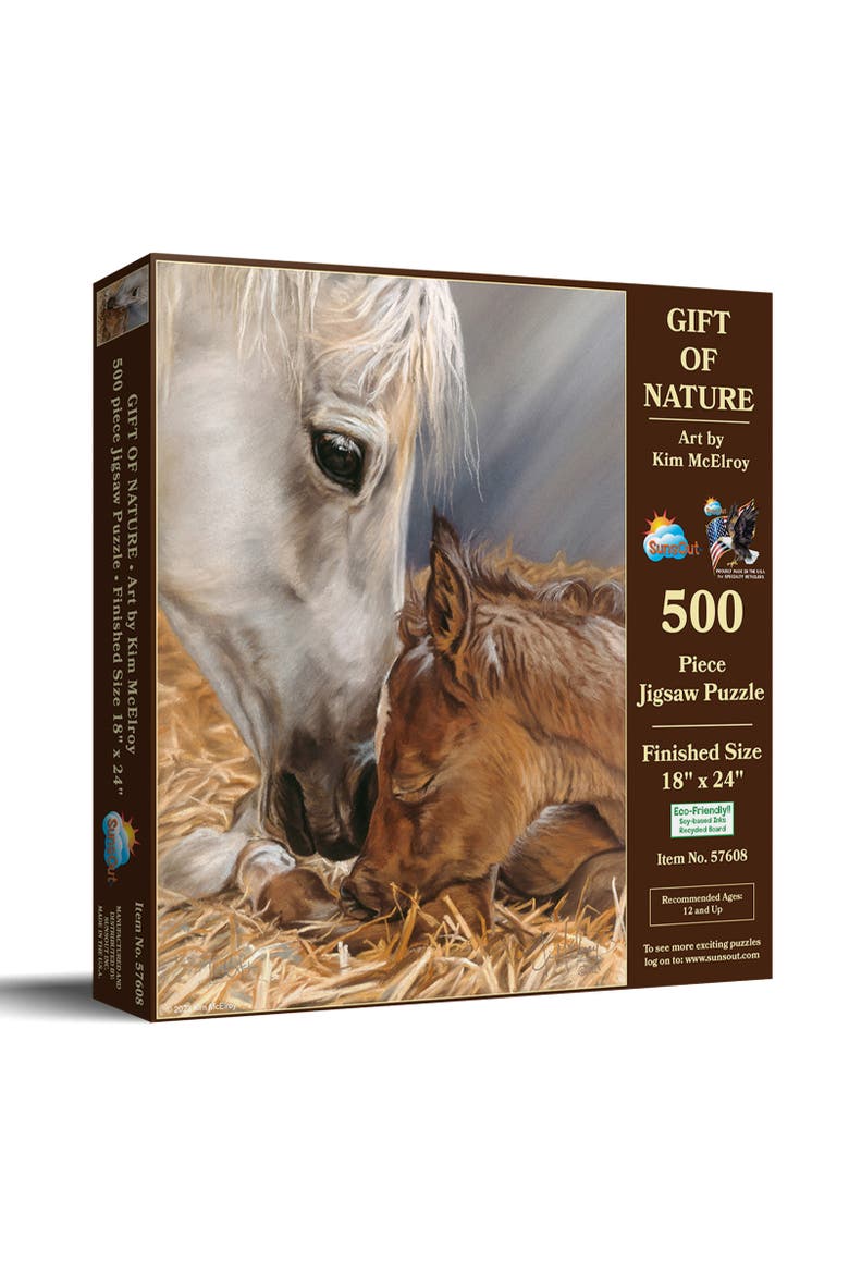 Gift of Nature 500 piece Jigsaw Puzzle for Adults, Main, color, Multicolor