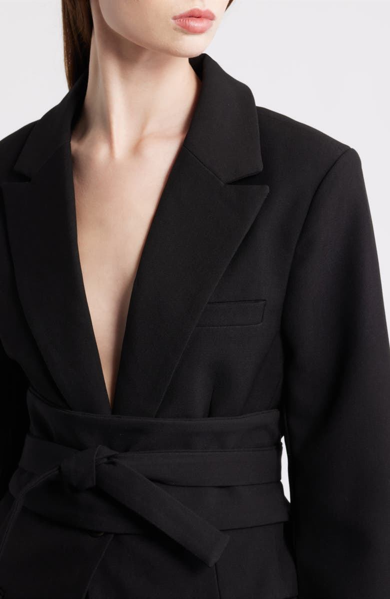 Odd Muse The Ultimate Muse Belted Blazer, Alternate, color, Black