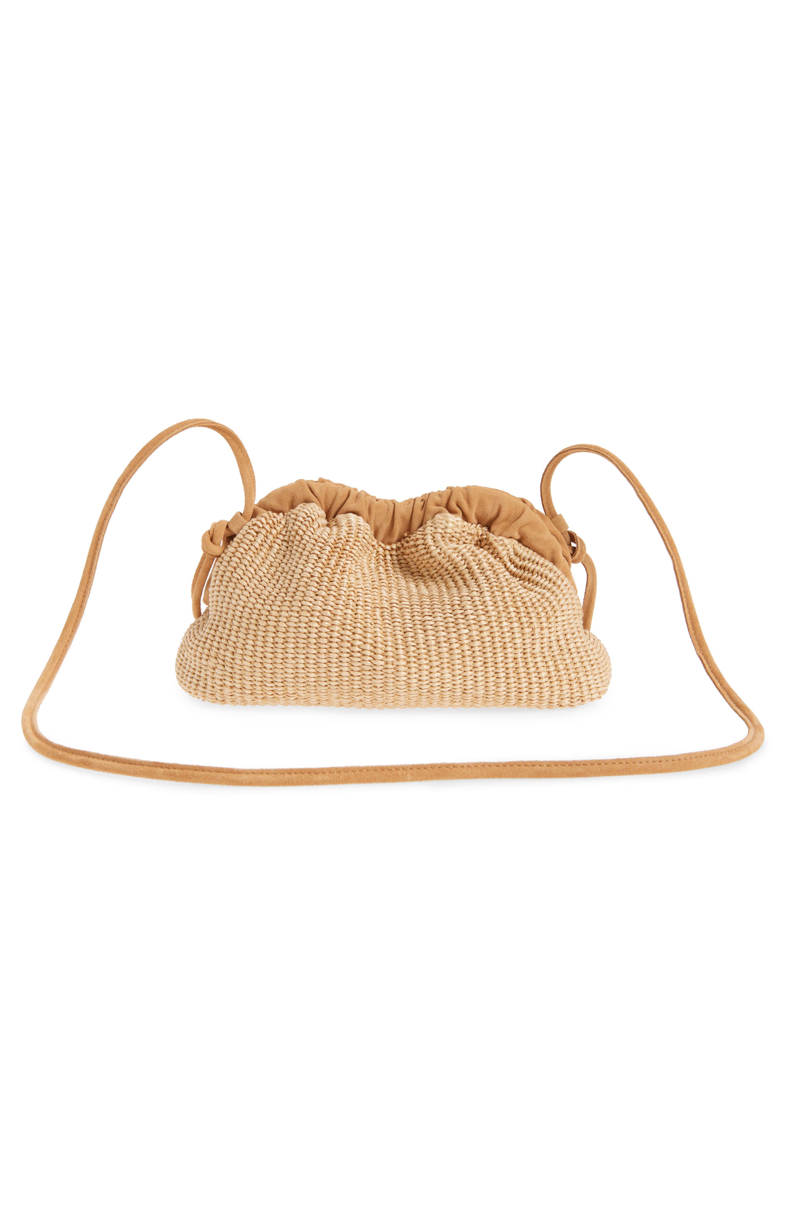 Mini Cloud Clutch, Alternate, color, NATURAL