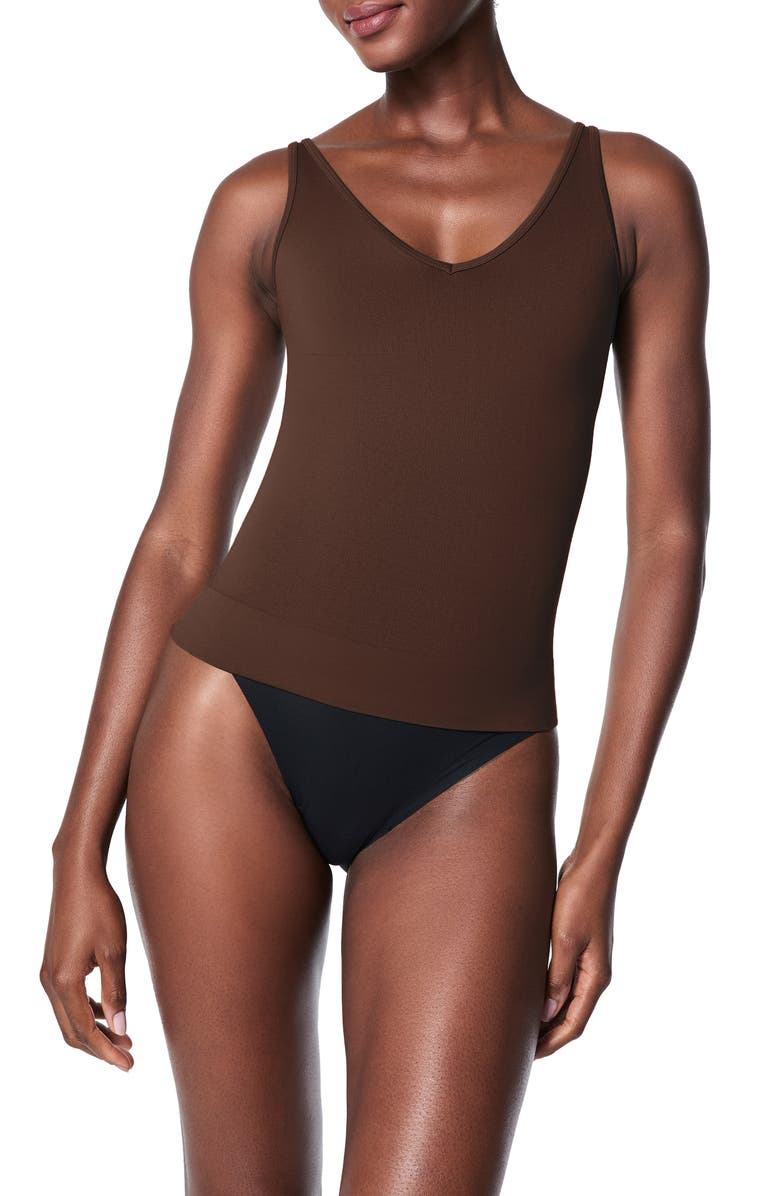 SPANX<sup>®</sup> SPANXsculpt<sup>™</sup> Seamless Power Tank, Main, color, Chestnut Brown