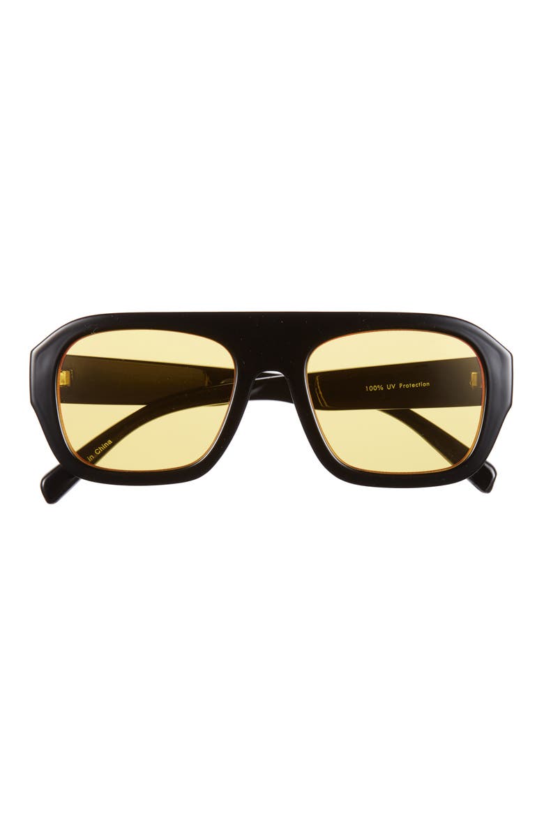 Shield Sunglases, Main, color, BLACK- YELLOW