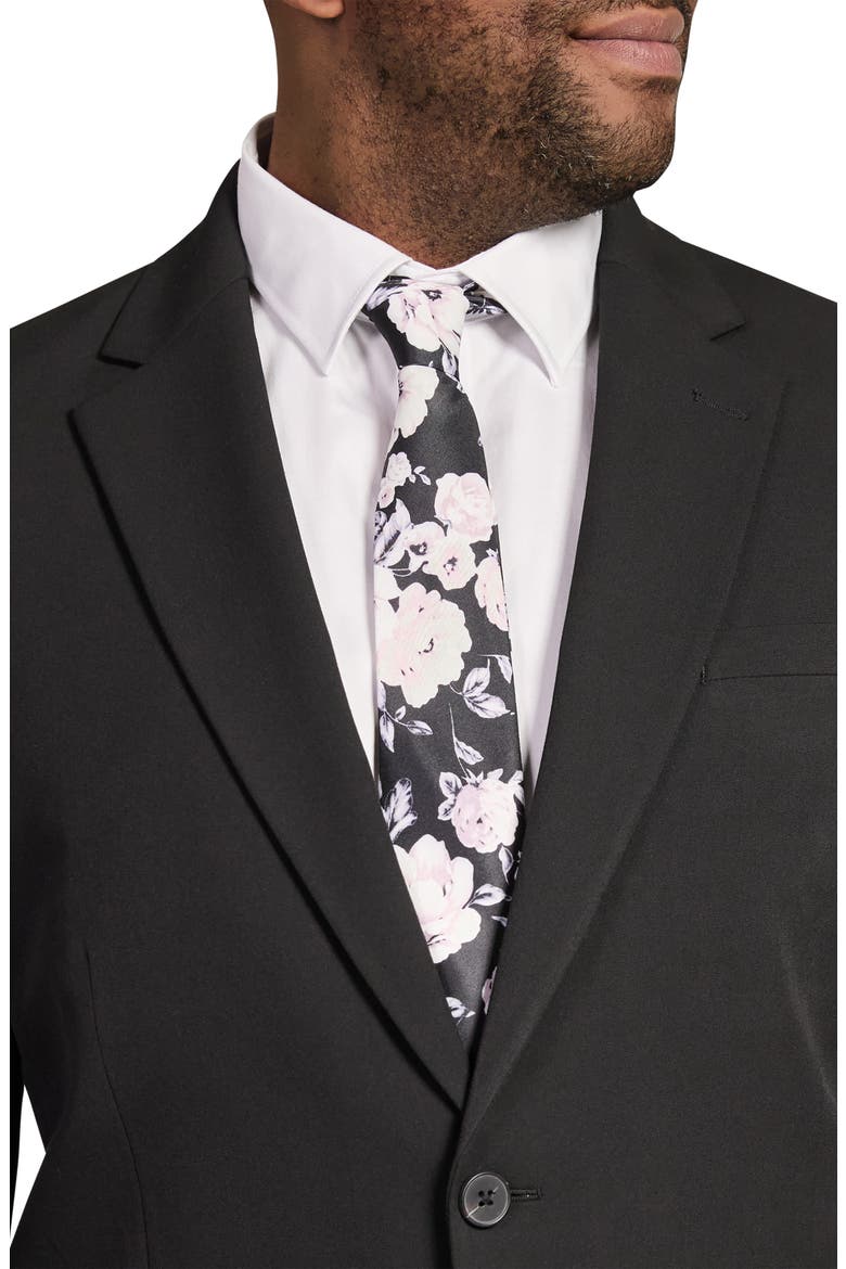 Tanner Stretch Suit Jacket, Alternate, color, BLACK
