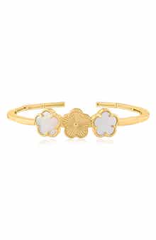JARDIN 3 Clover Flexible Cuff Bracelet