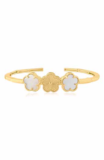 3 Clover Flexible Cuff Bracelet (Nordstrom Exclusive)