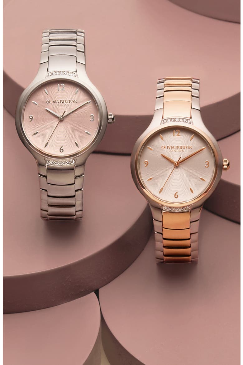 Lea Bracelet Watch, 34mm, Alternate, color, SILVER WHITE