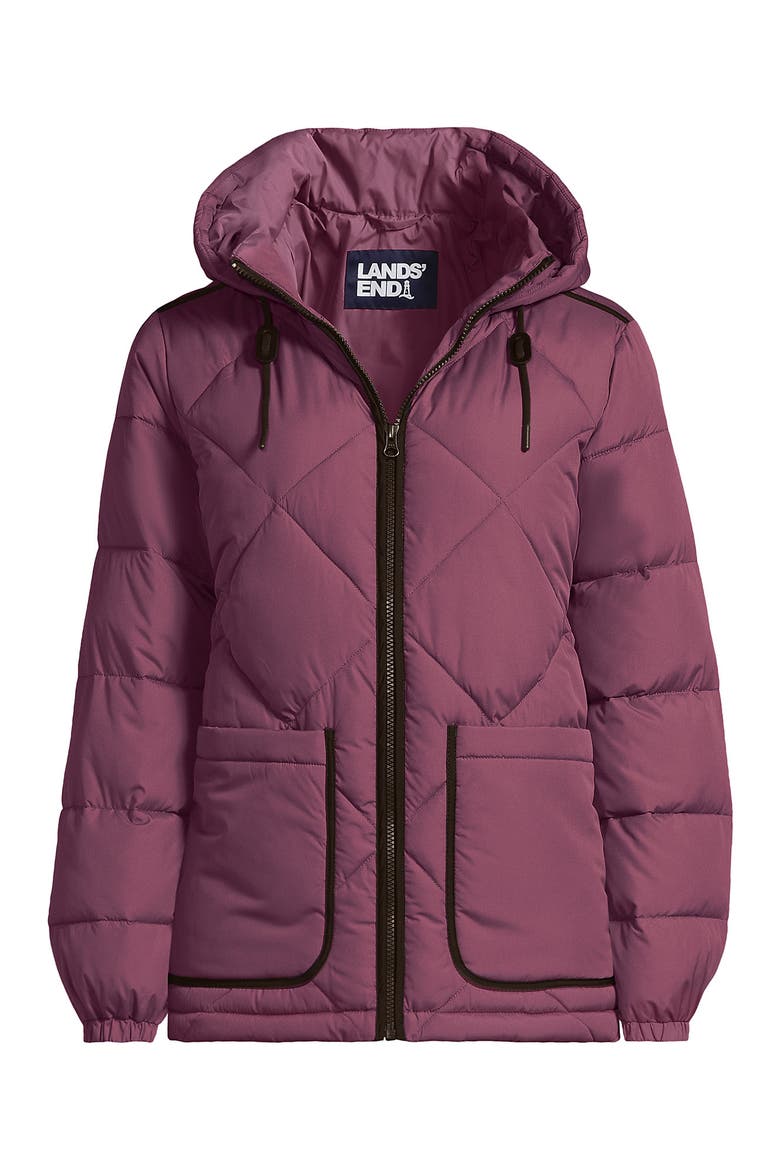 FeatherFree Insulated Diamond Quilted Jacket, Alternate, color, Washed Bordeaux