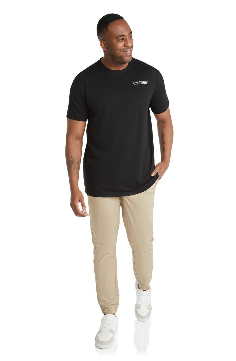 Johnny Bigg Abstract Method Longline Curve Hem Cotton Graphic T-Shirt, Alternate, color,