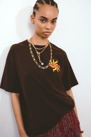 H&M Oversized t-shirt with printed motif