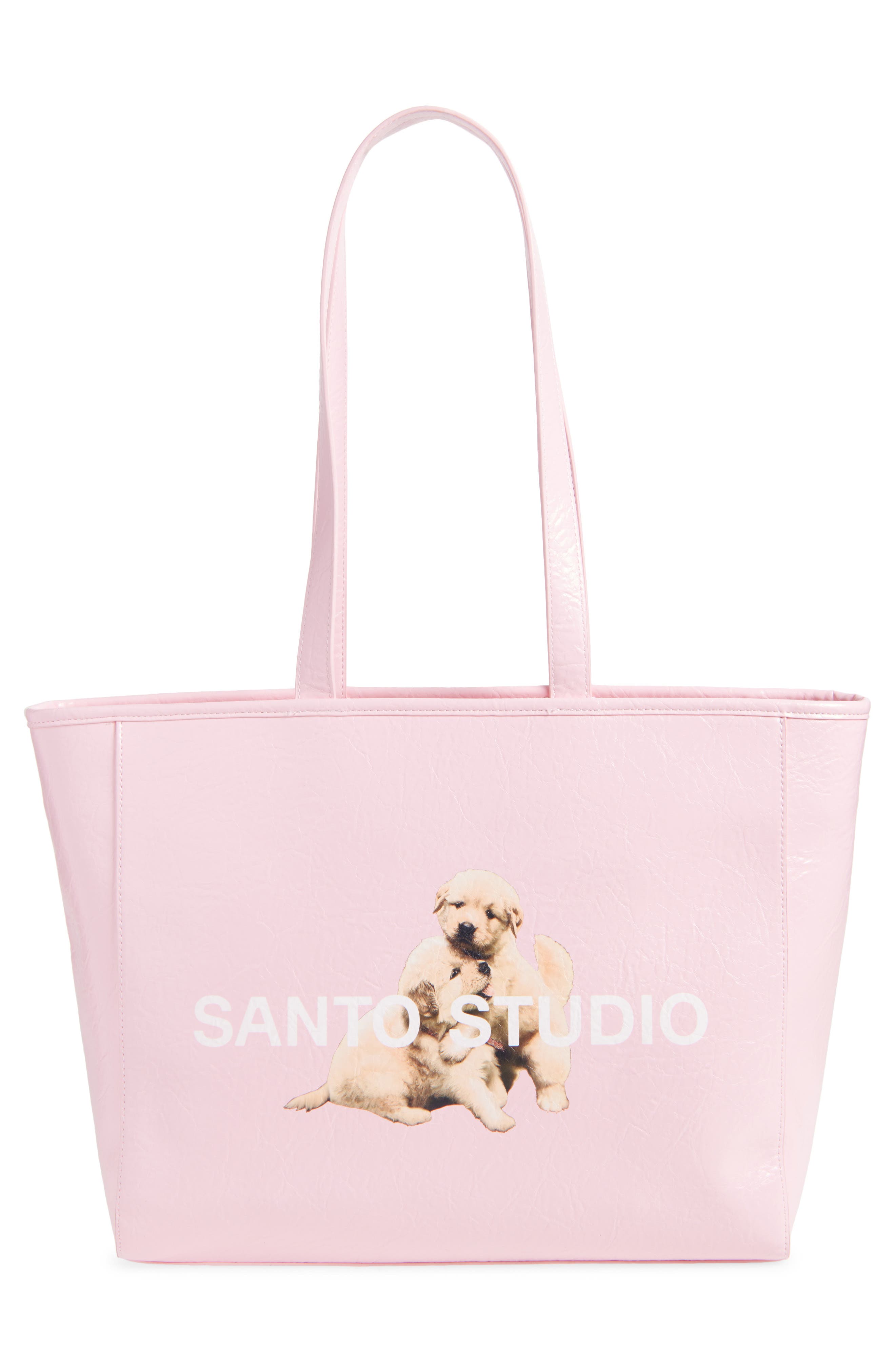 SANTO STUDIO Chiquis Pink Tote, Alternate, color, Pink