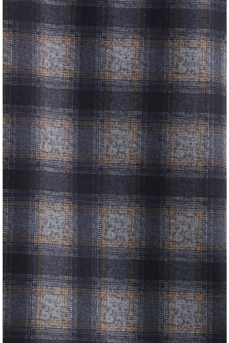 Kaleb Plaid Overshirt, Alternate, color, NAVY