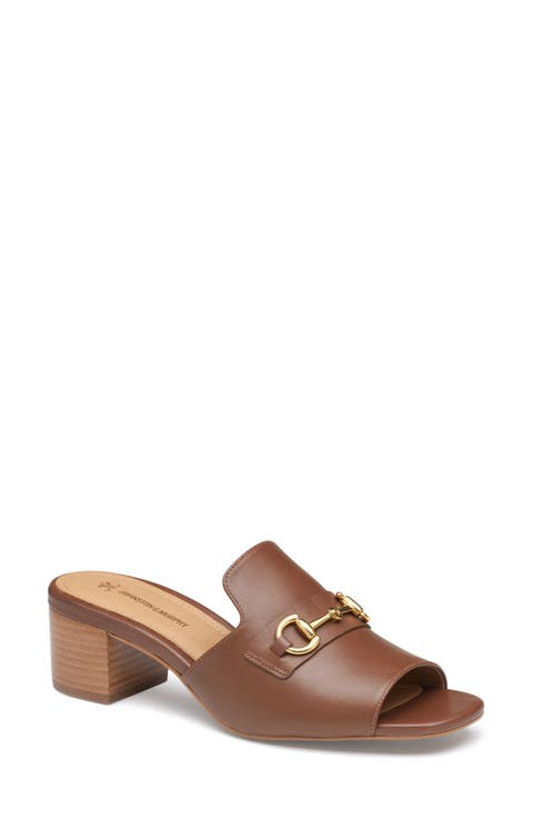 Edith Block Heel Sandal (Women)