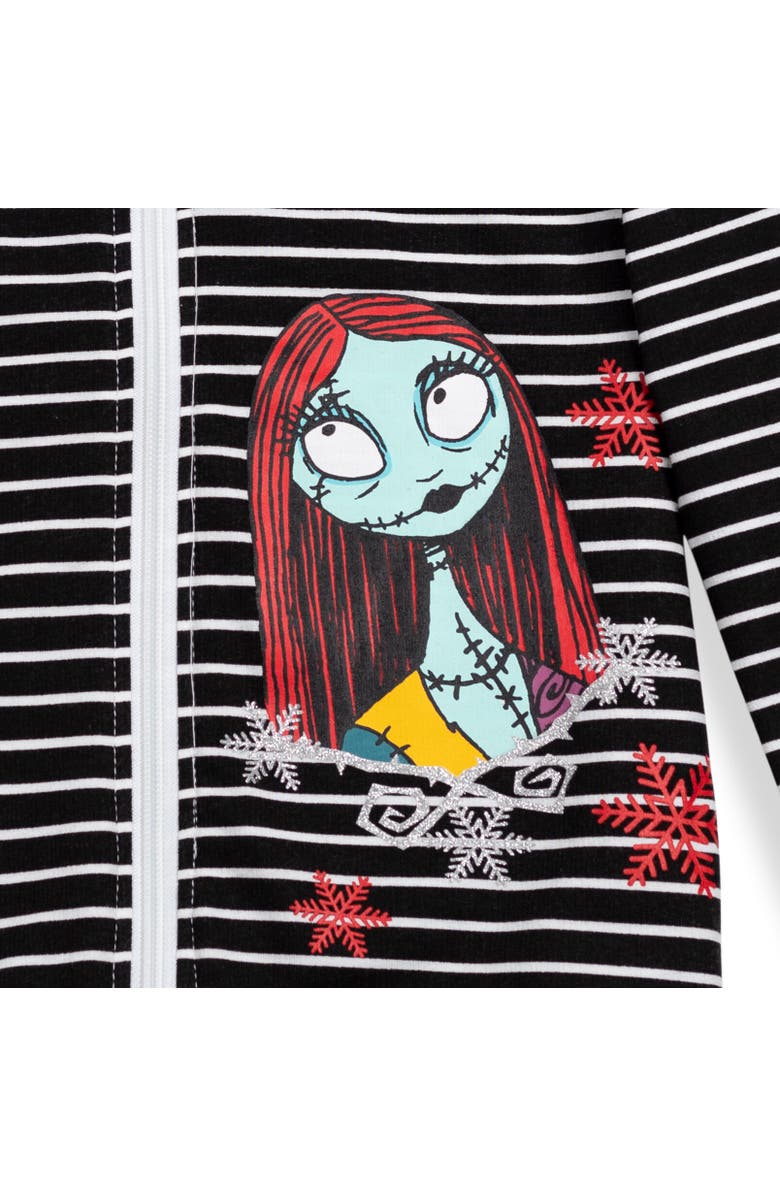 Disney Zip-Up Hoodie, Alternate, color, Black-White