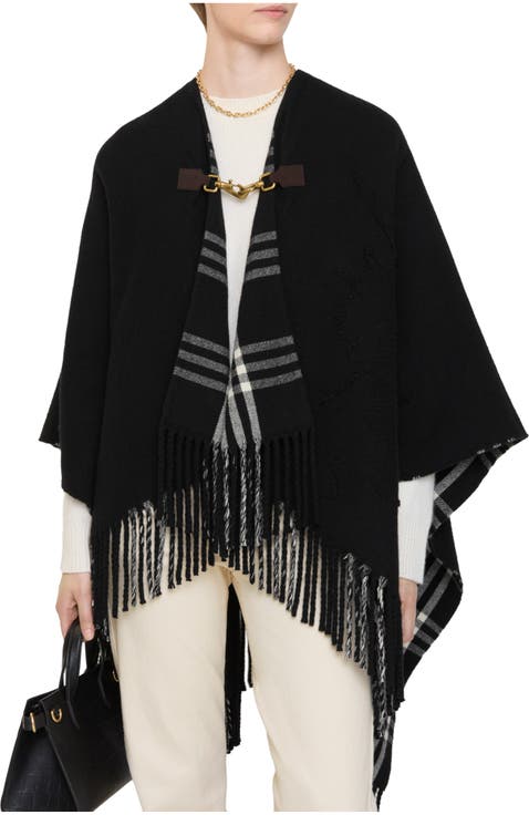 EKD Fil Coupé Wool Cape