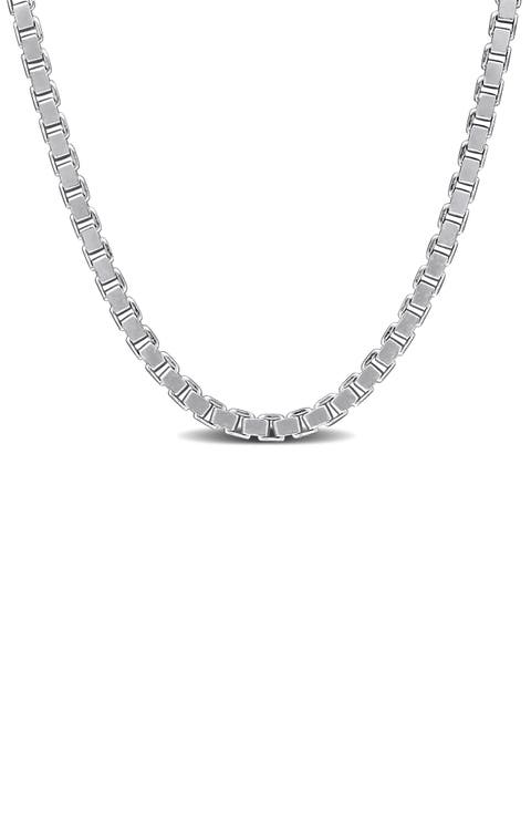 Box Link Chain Necklace, 1.90mm