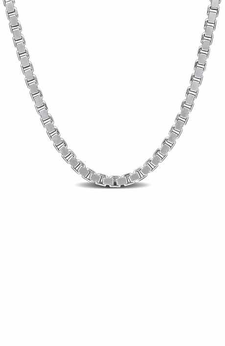 DELMAR Box Link Chain Necklace, 1.90mm